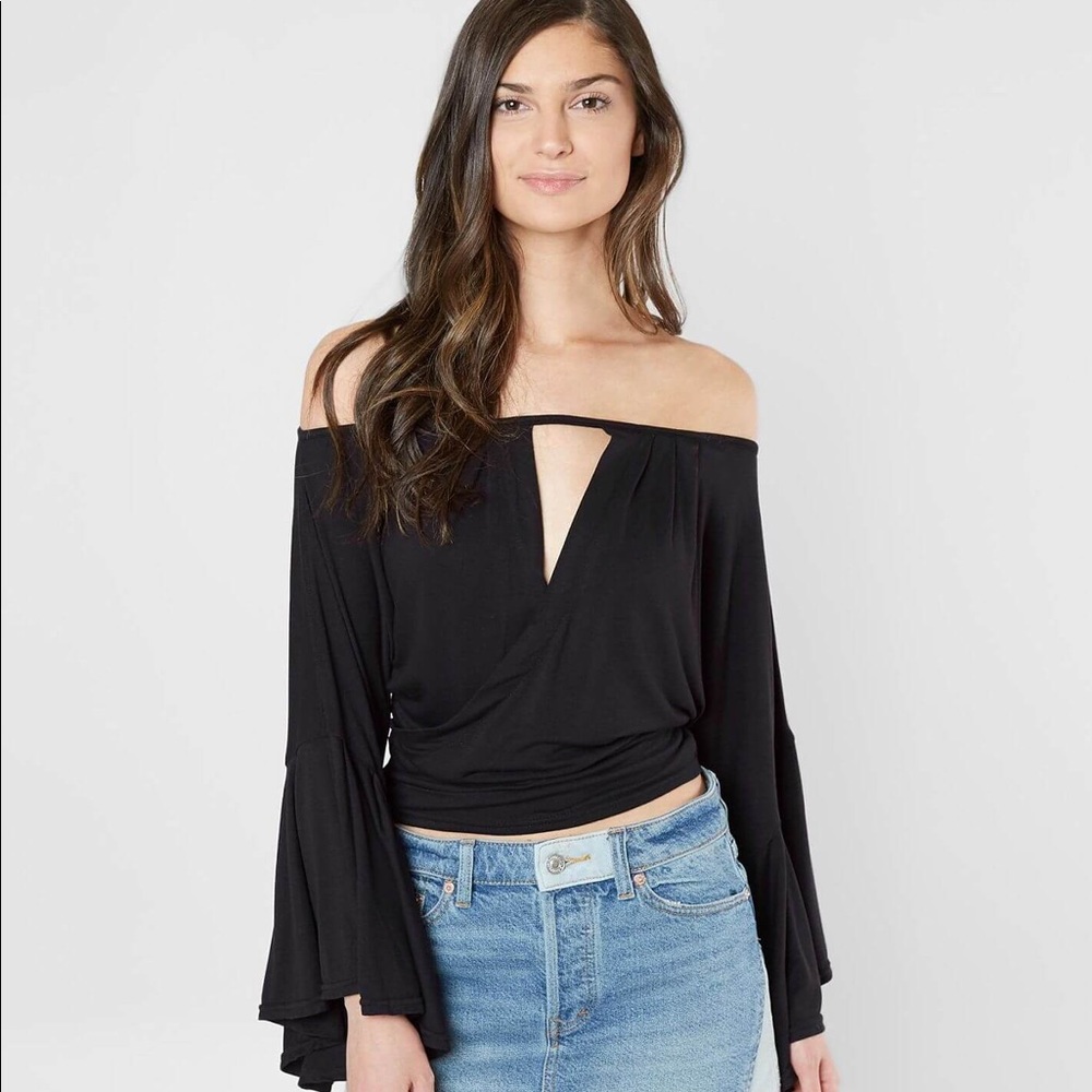 Free People Last Time Off The Shoulder Top